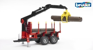 (SP) Forestry Trailer w/Loading Crane