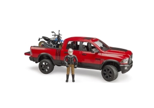 RAM 2500 Power Wagon with Scrambler Ducati Desert Sled