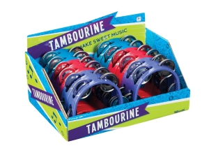 Tambourine (12D) (3 asst colours)