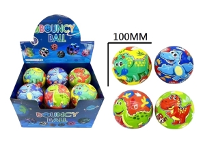 (NEW) Dinosaur Bouncing Ball (12d) (4 asst)