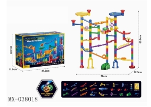 (NEW) Glow in the Dark Marble Run (118pc)