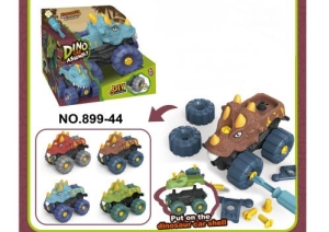 (NEW) Dino Car Assembly (4 asst)