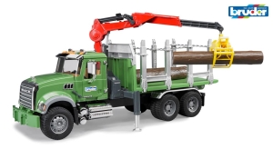 (SP) MACK Granite Timber Truck w/Loading Crane