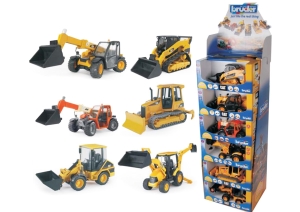 Construction Vehicles Display (12 pcs)