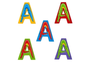 Animal Letters - A