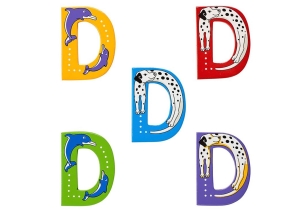 Animal Letters - D