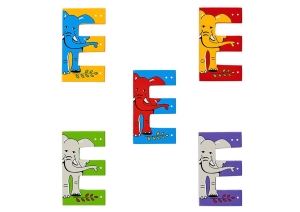 Animal Letters - E