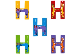 Animal Letters - H