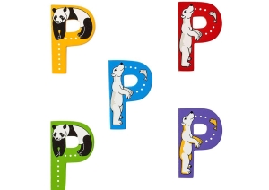 Animal Letters - P