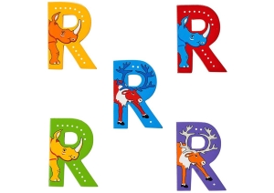 Animal Letters - R