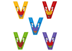 Animal Letters - V