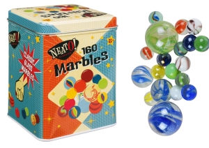 (SP) Neato Marbles in a Tin Box