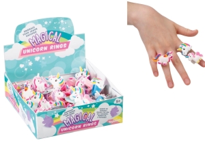 (SP) Magical Unicorn Rings (48 D) (3 asst)