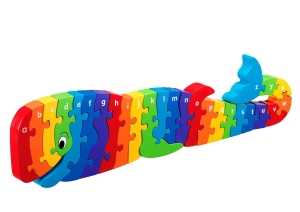 A-Z Puzzle - Whale