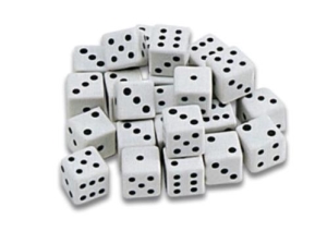Bags of 25 Dice (12mm)