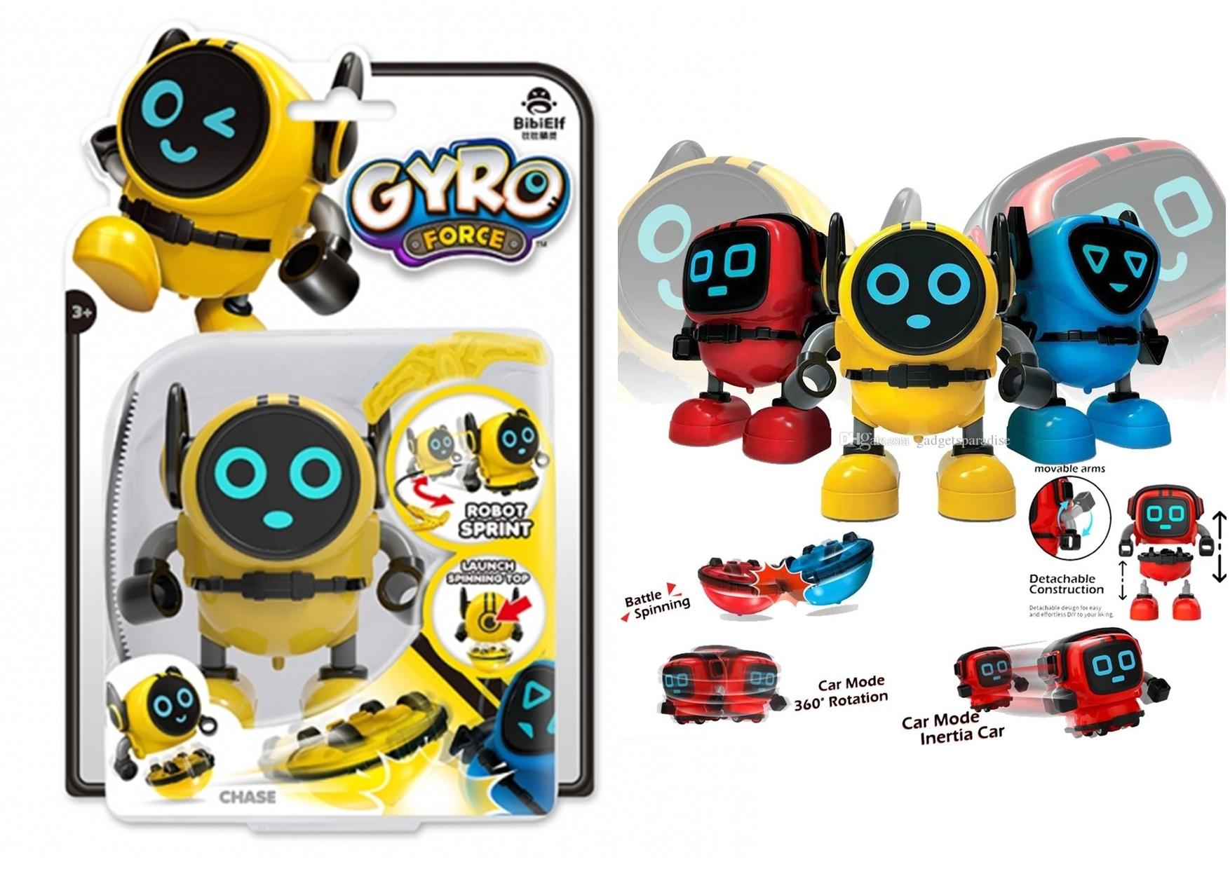 Gyro Force RobotChase (Yellow) SSS Toys