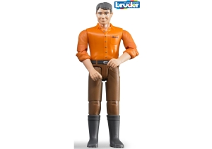 Man Brown Jeans