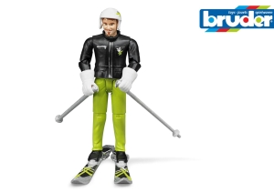 (SP) Skier with Accessories