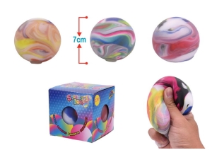 (SP) Squishy Marble Stress Ball 7cm (12 minimum)