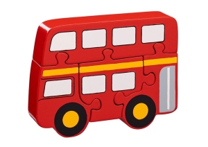 Simple Puzzle - Red Bus