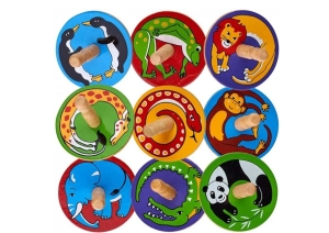 Spinning Tops - World Animals (18D)