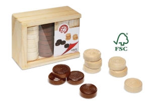 (SP) Wooden Draughts