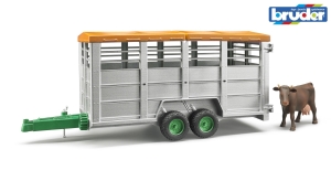 Livestock Trailer with 1 Cow