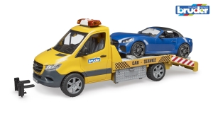 (SP) MB Sprinter Transporter, L+S Module and BRUDER Roadster