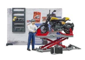 (SP) Motorcycle Service Centre Play Set